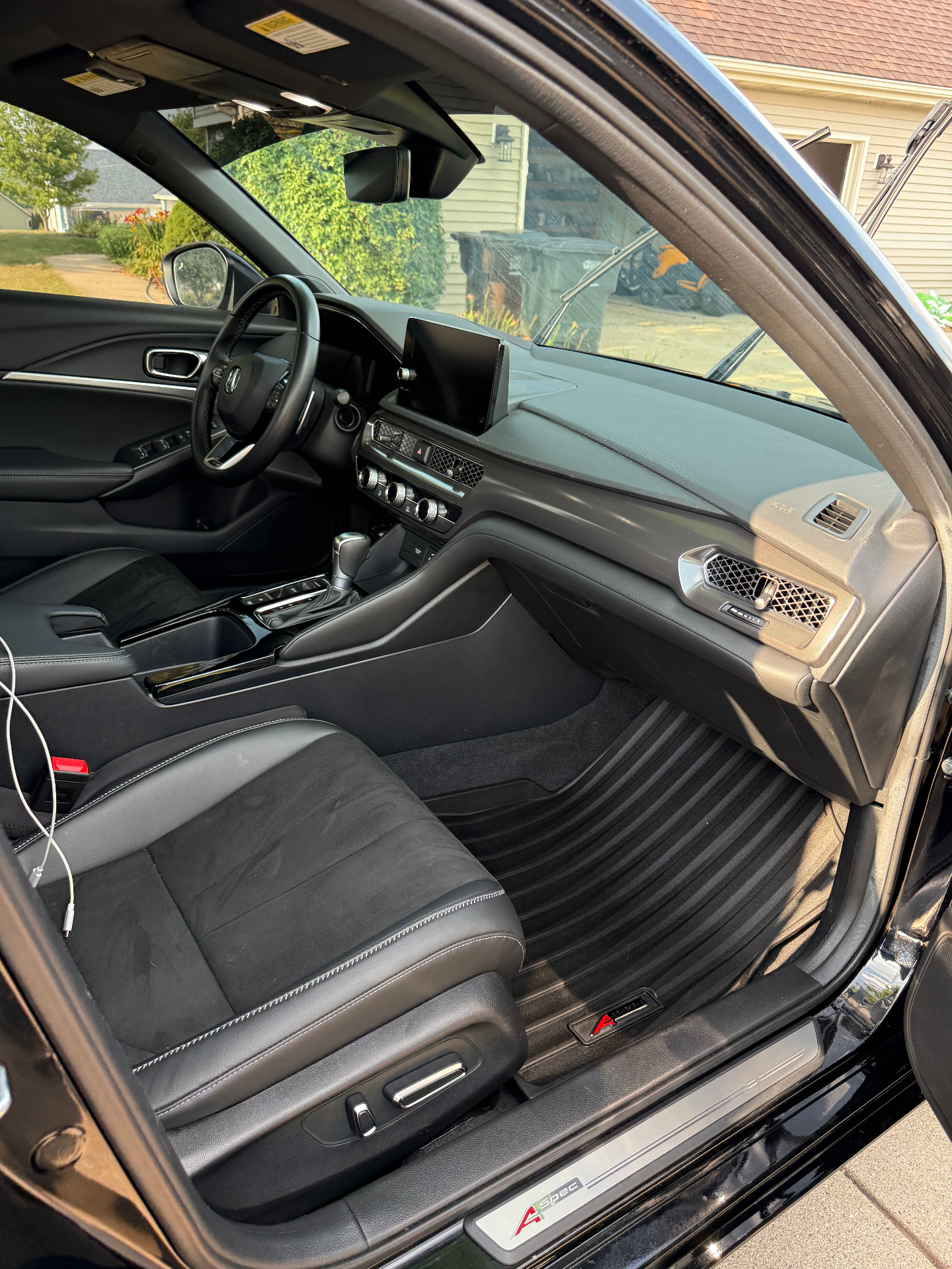Clean Acura A-Spec interior and dashboard