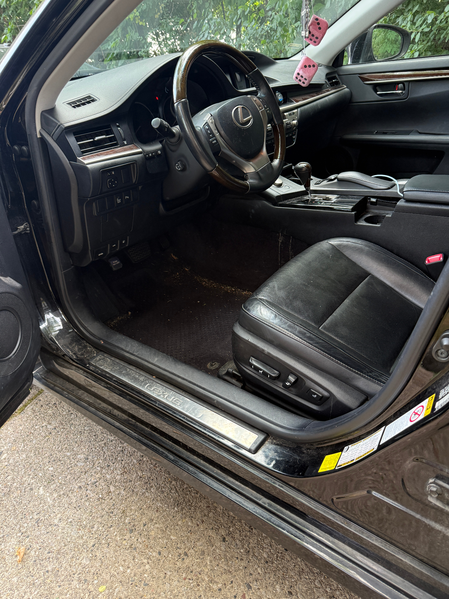 Lexus interior before detail